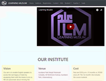 Tablet Screenshot of learningmuslim.com